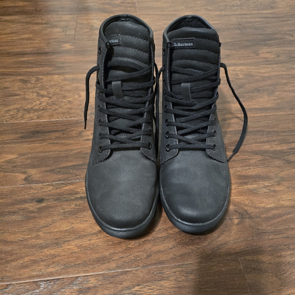 Doc Martin Black High-Top Shoes - Picture 3 of 5